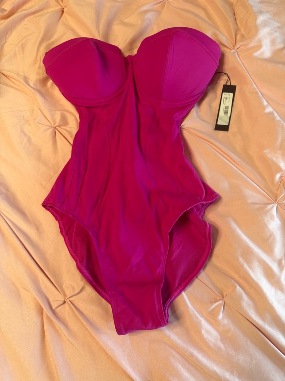 NWT Ta3 Pink Pushy One-Piece Shapeware Swimsuit UPF 50+
Womens Size XS - Reg\Lon